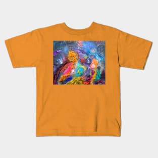 The Big Bang, multi-coloured art Kids T-Shirt